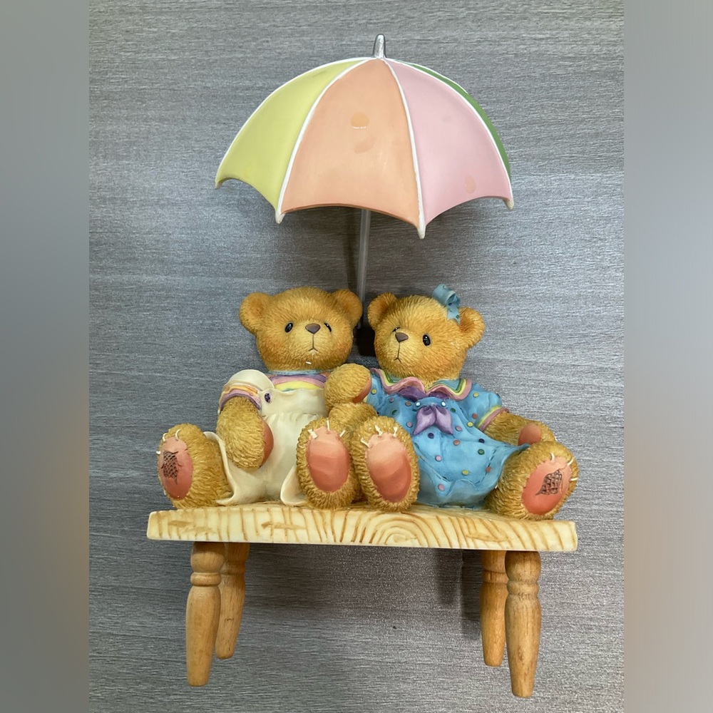 NEW CHERISHED TEDDIES‎ #302791 "CARTER & ELSIE" WE'RE FRIENDS RAIN OR SHINE